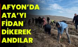 Ata’yı fidan dikerek andılar