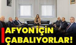 Afyon için çabalıyorlar!