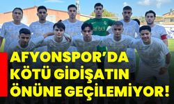 Afyonspor’da kötü gidişatın önüne geçilemiyor!