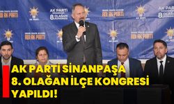 AK Parti Sinanpaşa 8. Olağan İlçe Kongresi yapıldı!