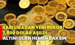 Sarı liradan yeni rekor! 2,800 Dolar aşıldı… altını olan hemen baksın