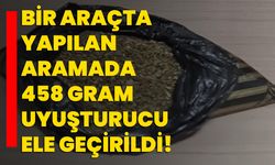 Kütahya'da bir araçta yapılan aramada 458 gram uyuşturucu ele geçirildi!