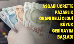 Asgari ücrette pazarlık oranı belli oldu! Büyük geri sayım başladı