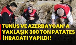 Tunus ve Azerbaycan’a yaklaşık 300 ton patates ihracatı yapıldı!