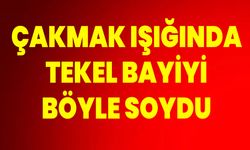 Çakmak Işığında Tekel Bayiyi Böyle Soydu