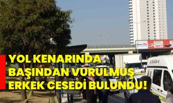 Yol kenarında başından vurulmuş erkek cesedi bulundu!