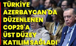 Türkiye, Azerbaycan'da Düzenlenen Cop29'a Üst Düzey Katılım Sağladı