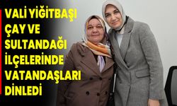 Vali Yiğitbaşı Çay ve Sultandağı İlçelerinde Vatandaşları Dinledi