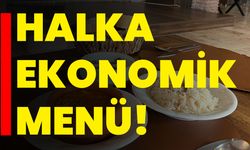 Halka ekonomik menü!