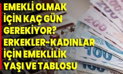 Emekli Olmak İçin Kaç Gün Gerekiyor? Erkekler-Kadınlar İçin Emeklilik Yaşı Ve Tablosu