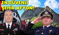 En Güvenli Şehir  Afyon!