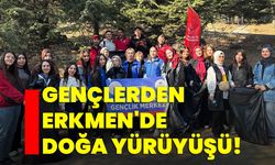 Gençlerden Erkmen'de doğa yürüyüşü!