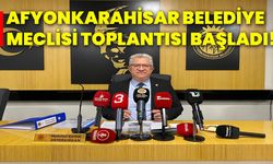 Afyonkarahisar Belediye Meclisi Toplantısı Başladı!