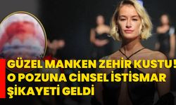 Güzel manken zehir kustu! O pozuna cinsel istismar şikayeti geldi