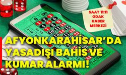 Afyonkarahisar’da yasadışı bahis ve kumar alarmı!