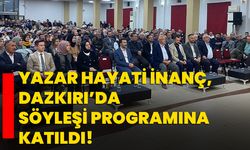 Yazar Hayati İnanç, Dazkırı’da söyleşi programına katıldı!