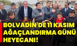 Bolvadin'de 11 Kasım Ağaçlandırma Günü heyecanı!