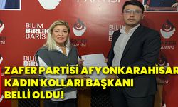 Zafer Partisi Afyonkarahisar Kadın Kolları Başkanı Belli oldu!