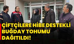 Çiftçilere hibe destekli buğday tohumu dağıtıldı