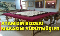 Atamızın bizdeki masasını yürütmüşler!