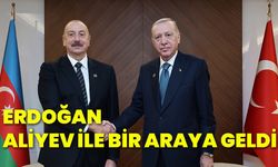 Erdoğan, Aliyev ile bir araya geldi!