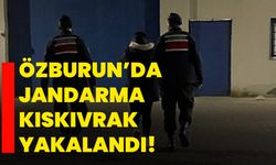 Özburun’da jandarma kıskıvrak yakalandı!