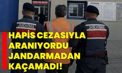 Hapis cezasıyla aranıyordu jandarmadan kaçamadı!