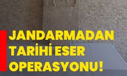 Jandarmadan tarihi eser operasyonu!