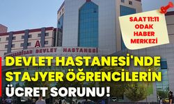 Afyonkarahisar Devlet Hastanesi'nde stajyer öğrencilerin ücret sorunu!