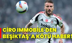 Ciro Immobile'den Beşiktaş’a kötü haber!