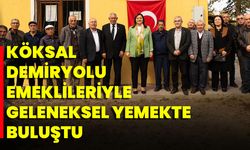 Köksal, Demiryolu Emeklileriyle Geleneksel Yemekte Buluştu