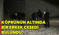 Köprünün altında bir erkek cesedi bulundu!