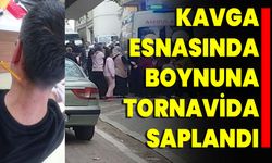 Kavga Esnasında Boynuna Tornavida Saplandı