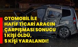 Uşak'ta otomobil ile hafif ticari aracın çarpışması sonucu 1 kişi öldü, 5 kişi yaralandı!