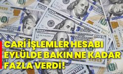 Cari işlemler hesabı eylülde bakın ne kadar fazla verdi!