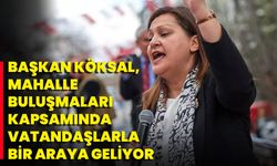 Başkan Köksal, Mahalle Buluşmaları Kapsamında Vatandaşlarla Bir Araya Geliyor