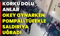 Korku Dolu Anlar: Okey Oynarken Pompalı Tüfekle Saldırıya Uğradı