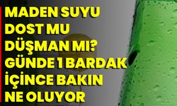 Maden Suyu Dost Mu Düşman Mı? Günde 1 Bardak İçince Bakın Ne Oluyor