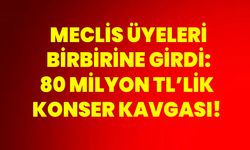 Meclis Üyeleri Birbirine Girdi: 80 milyon TL’lik  Konser Kavgası