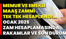 Memur Ve Emekli Maaş Zammı Tek Tek Hesaplandı… Ocak 2025 Zam Hesaplamasında Rakamlar Ve Son Durum