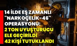 14 İlde Eş Zamanlı "Narkoçelik-46" Operasyonu: 2 Ton Uyuşturucu Ele Geçirildi, 42 Kişi Tutuklandı