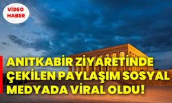 Anıtkabir ziyaretinde çekilen paylaşım sosyal medyada viral oldu!