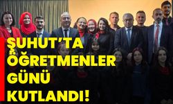 Şuhut’ta öğretmenler günü kutlandı!