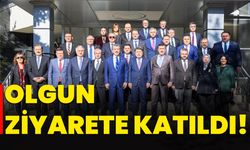 Olgun ziyarete katıldı!