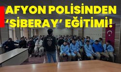 Afyon Polisinden ‘Siberay’ eğitimi!