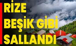 Rize Beşik Gibi Sallandı