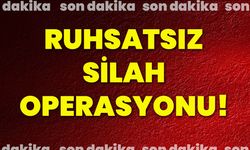 Afyon’da ruhsatsız silah operasyonu!