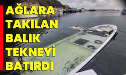 Ağlara Takılan Balık Tekneyi Batırdı!