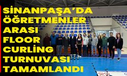 Sinanpaşa’da Öğretmenler Arası Floor Curling Turnuvası Tamamlandı