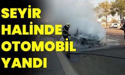 SEYİR HALİNDE OTOMOBİL YANDI